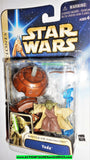 star wars action figures YODA battle of geonosis 2003 card jedi master moc