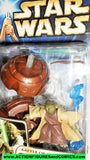star wars action figures YODA battle of geonosis 2003 card jedi master moc