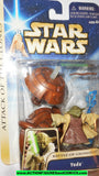 star wars action figures YODA battle of geonosis 2003 card jedi master moc
