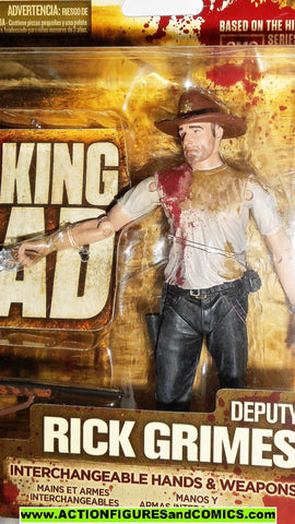 The Walking Dead RICK GRIMES Deputy series 2 2012 mcfarlane toys moc mip