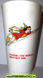 DC slurpee cup MARY BATSON 1973 vintage shazam 711 super heroes