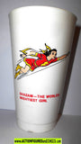 DC slurpee cup MARY BATSON 1973 vintage shazam 711 super heroes