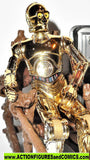 star wars action figures C-3PO ewok throne chair complete 2006
