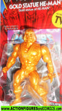 Masters of the Universe GOLD HE-MAN Super 7 cartoon vintage golden retro moc