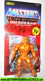 Masters of the Universe GOLD HE-MAN Super 7 cartoon vintage golden retro moc