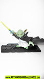 star wars action figures YODA clone wars animated 2003