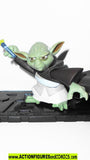 star wars action figures YODA clone wars animated 2003