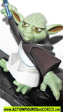 star wars action figures YODA clone wars animated 2003