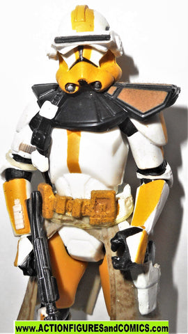 star wars action figures CLONE COMMANDER BLY 2005 felucia revenge of the sith