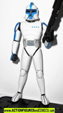 Star wars action figures CLONE TROOPER CAPTAIN blue 2005 clone wars