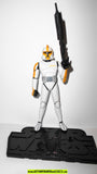 Star wars action figures CLONE TROOPER CAPTAIN yellow 2005 clone wars