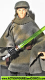 star wars action figures LUKE SKYWALKER ENDOR PONCHO 044 2006 Saga