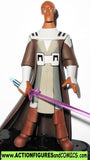 star wars action figures MACE WINDU 2005 Clone wars animated