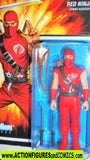 Gi joe RED NINJA Cobra 2021 Reaction figures super7 cartoon moc