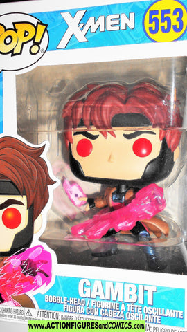 Funko Pop Marvel GAMBIT 553 X-men bobble-head vinyl moc mib