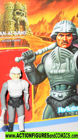 Masters of the Universe MAN AT ARMS Silver gray super7