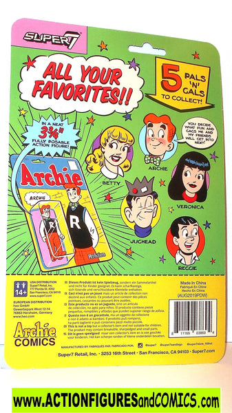 Reaction Figure Archie Reaction figures Archie REGGIE 2019 funko super7 moc ...