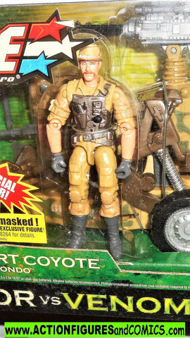 gi joe RECONDO 2005 v5 desert coyote driver pilot hasbro toys mib moc