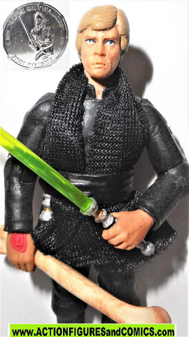 star wars action figures LUKE SKYWALKER jedi 25 Rancor bone COIN 30th