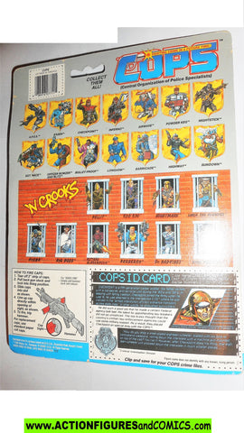 Figurines articulées COPS et Crooks par Hasbro 1988 Figurines articulées COPS et Crooks par Hasbro 1988