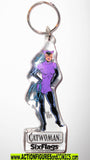 batman animated series CATWOMAN KEYCHAIN six flags dc universe