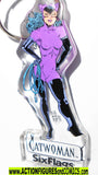 batman animated series CATWOMAN KEYCHAIN six flags dc universe