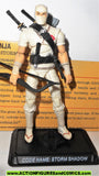 gi joe STORM SHADOW 2007 v21 25th anniversary white ninja complete