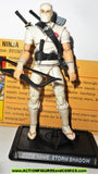 gi joe STORM SHADOW 2007 v21 25th anniversary white ninja complete