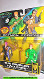 BATMAN Forever RIDDLER TWO FACE 1995 movie 2 pack kenner dc universe moc