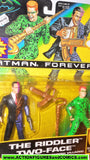 BATMAN Forever RIDDLER TWO FACE 1995 movie 2 pack kenner dc universe moc
