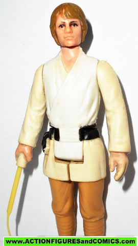 star wars action figures LUKE SKYWALKER 1977 Complete BROWN HAIR vairant