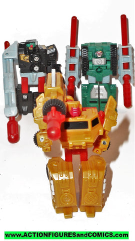 Transformers armada LAND MILITARY TEAM 2002 bonecrusher knock out wreckage