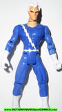 X-MEN X-Force toy biz QUICKSILVER gray/blue suit 1996 mutant armor series