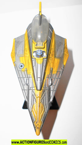 star wars titnaium JEDI STARFIGHTER Anakin Skywalker 2008 galoob metals