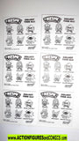 Masters of the Universe EVIL HORDE sticker set muscle all 6 motuscle