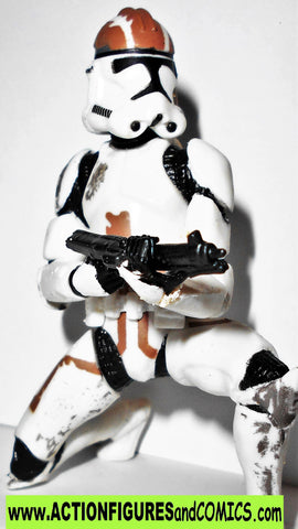 star wars action figures CLONE TROOPER Brown battalion dvd ep III