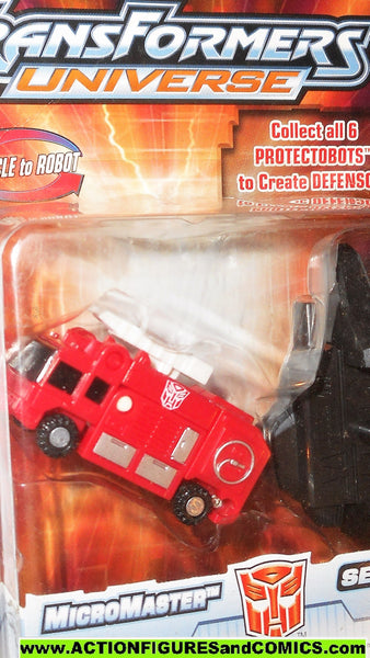 Transformers universe RED ALERT protectobots defensor micromaster 2004 ...