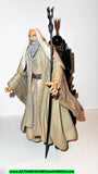 Lord of the Rings SARUMAN the WHITE Floating Palantir base toy biz complete hobbit