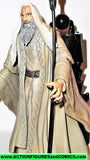 Lord of the Rings SARUMAN the WHITE Floating Palantir base toy biz complete hobbit