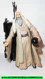 Lord of the Rings SARUMAN the WHITE Floating Palantir base toy biz complete hobbit