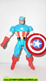 marvel universe toy biz CAPTAIN AMERICA & BUCKY complete 1998 toybiz