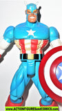 marvel universe toy biz CAPTAIN AMERICA & BUCKY complete 1998 toybiz