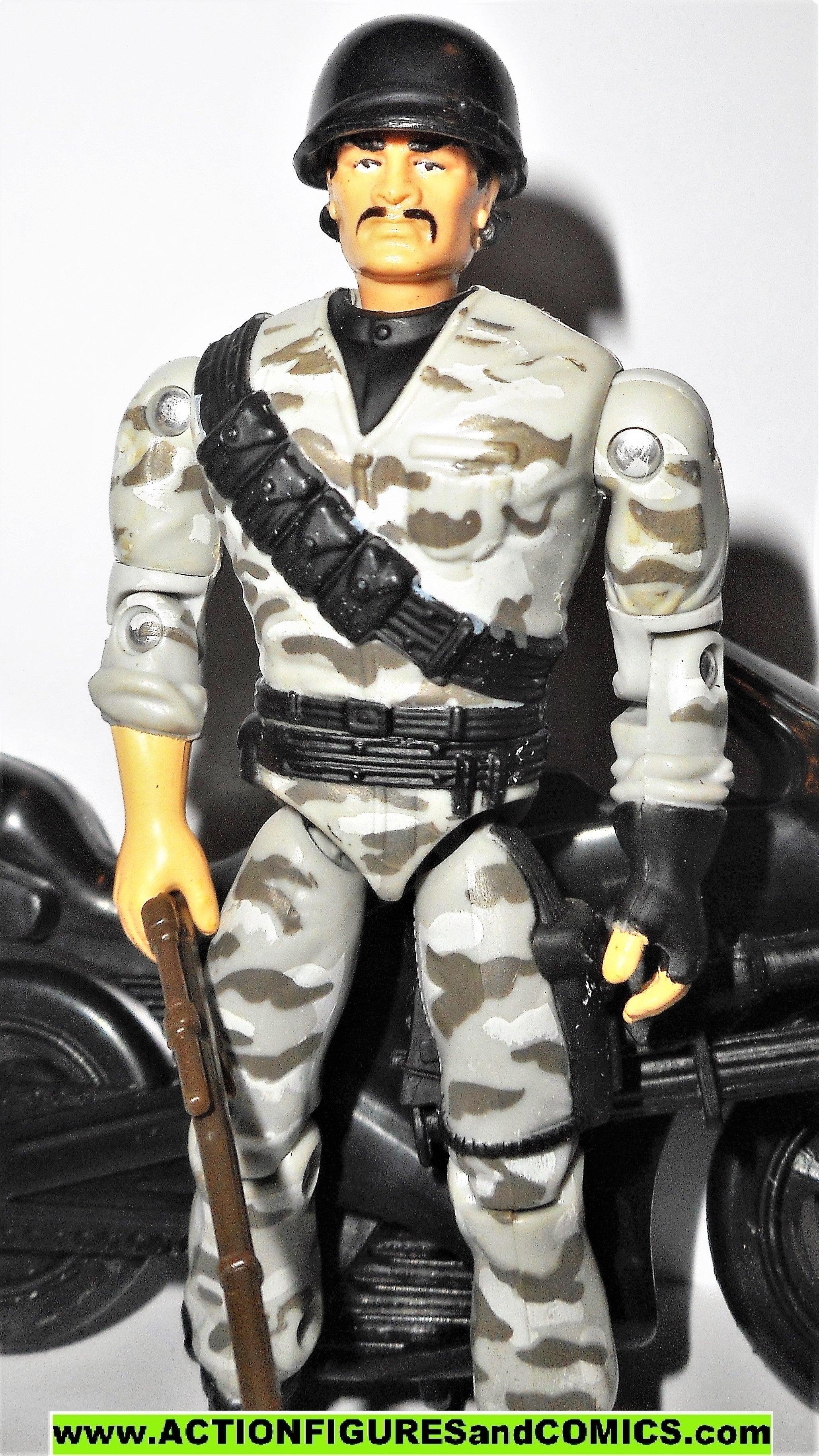 Gi joe DYNAMITE sgt savage URBAN ATTACK MOTRORCYCLE 1994 g i