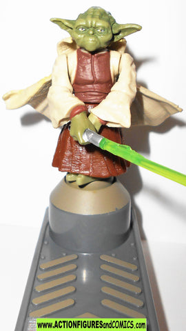 star wars action figures YODA Spinning attack 2005 rots ep 3