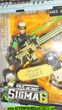 Gi joe HI TECH MIRAGE sigma 6 six 8 inch action figure hasbro moc mib
