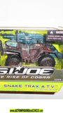 gi joe SCRAP IRON & SNAKE TRAX ATV 2009 Rise of Cobra moc mib