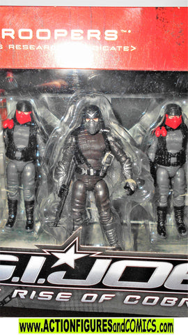 gi joe MARS TROOPERS Rise of Cobra 3 pack industries officer moc mib