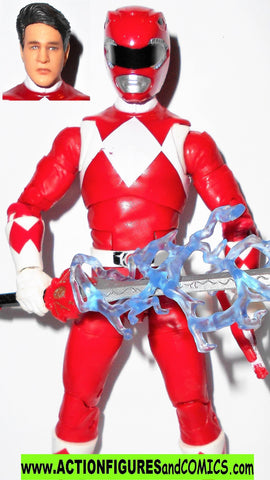 Power Rangers RED RANGER 6 inch Mighty Morphin lightning collection