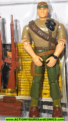 Gi joe SGT SAVAGE COMMANDO 1994 100% in tray gijoe g i moc