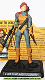 gi joe SCARLETT 2007 v8 25th anniversary hasbro toys action figures